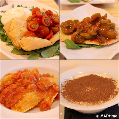 Platos del restaurante italiano Tu Pasta en Madrid