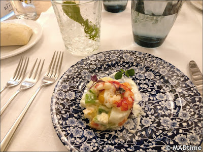 Ensaladilla especial en el Café de Oriente